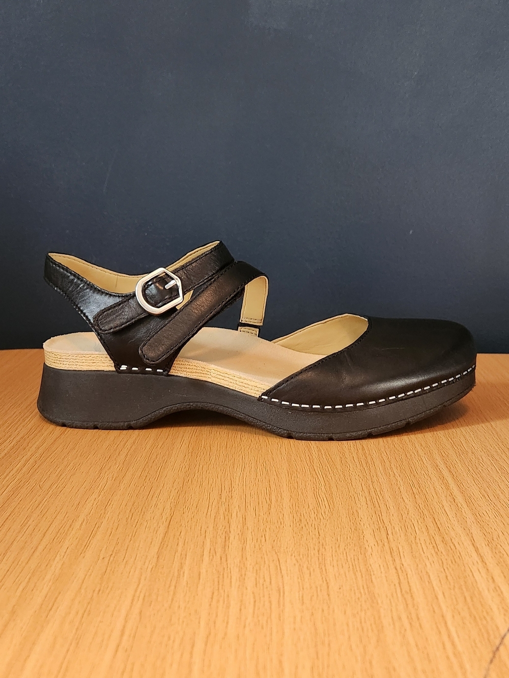 Dansko Rissa Sandals- Black Nappa- Size 41